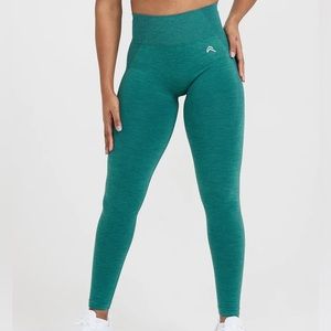 ONER ACTIVE CLASSIC SEAMLESS MINERAL GREEN LEGGINGS MEDIUM